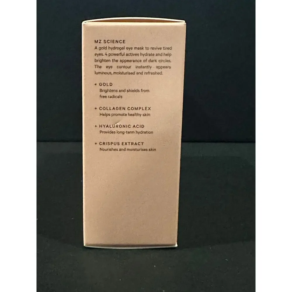 MZ SKIN HYDRA-BRIGHT GOLD EYE MASK 5 Brightening & Hydrating Hydrogel Eye Masks - Picture 4 of 8